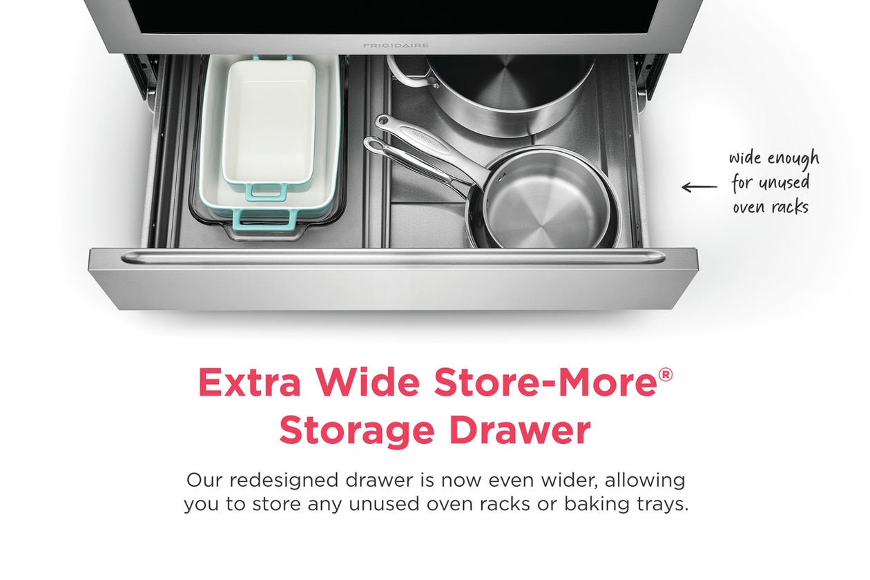 Frigidaire FCRE3083AS Extra Wide Store-more™ Storage Drawer