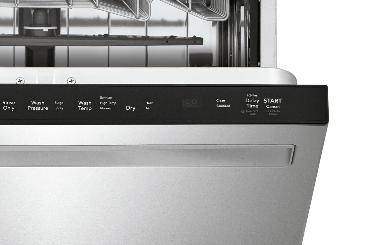 Frigidaire FDSP4501AS Remove Household Bacteria With Sanitize Option.