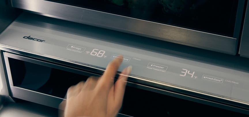 Dacor DRF485300AP Hidden Touch Control Panel