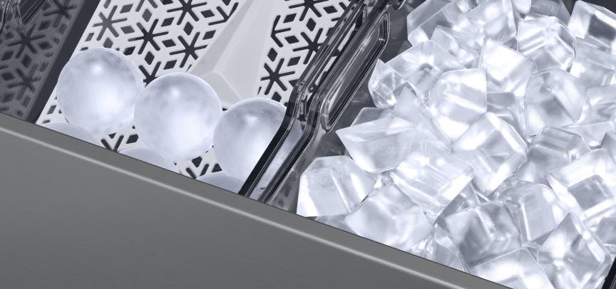 Dacor DRF487500AP Dual Icemaker With Whisky Ball Ice
