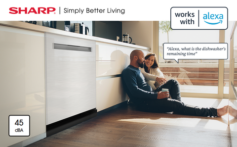 Sharp SDW6767HS The Stainless-steel Smart Dishwasher From Sharp® That Works With Alexa
