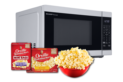 Sharp SMC1169HS What Happens When A World Leader In Gourmet Popcorn Meets A World Leader In Microwave Ovens?