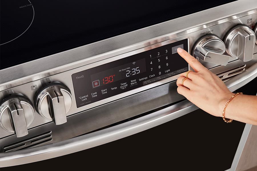 LG LSIL6336F Smoothtouch® Glass Controls