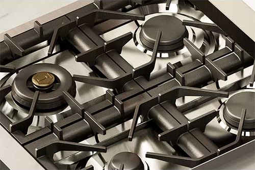 Ilve UND40FQNMPRAB Hob With Cast Iron Pan Supports