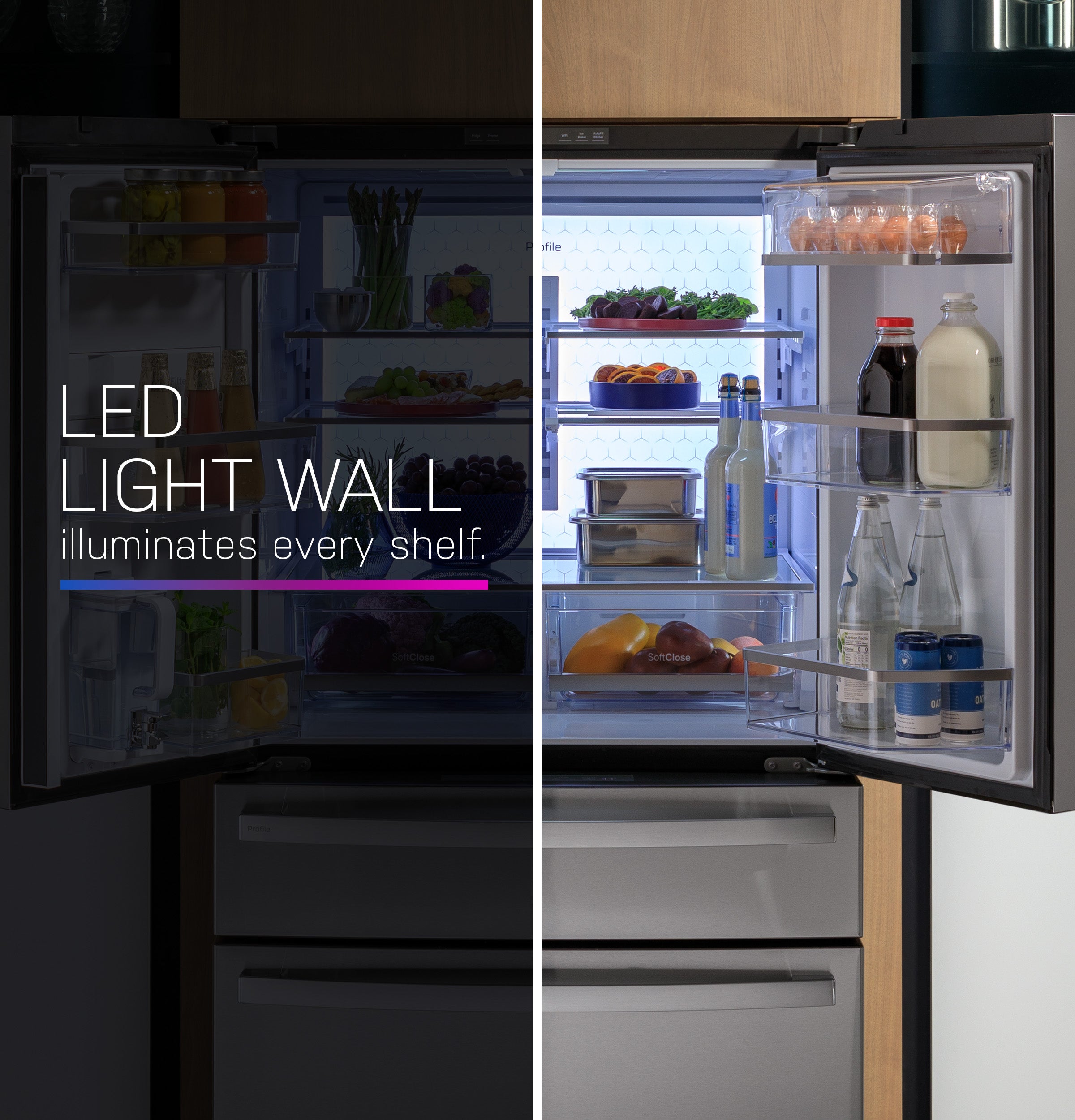 GE PJD23BYWFS Led Light Wall