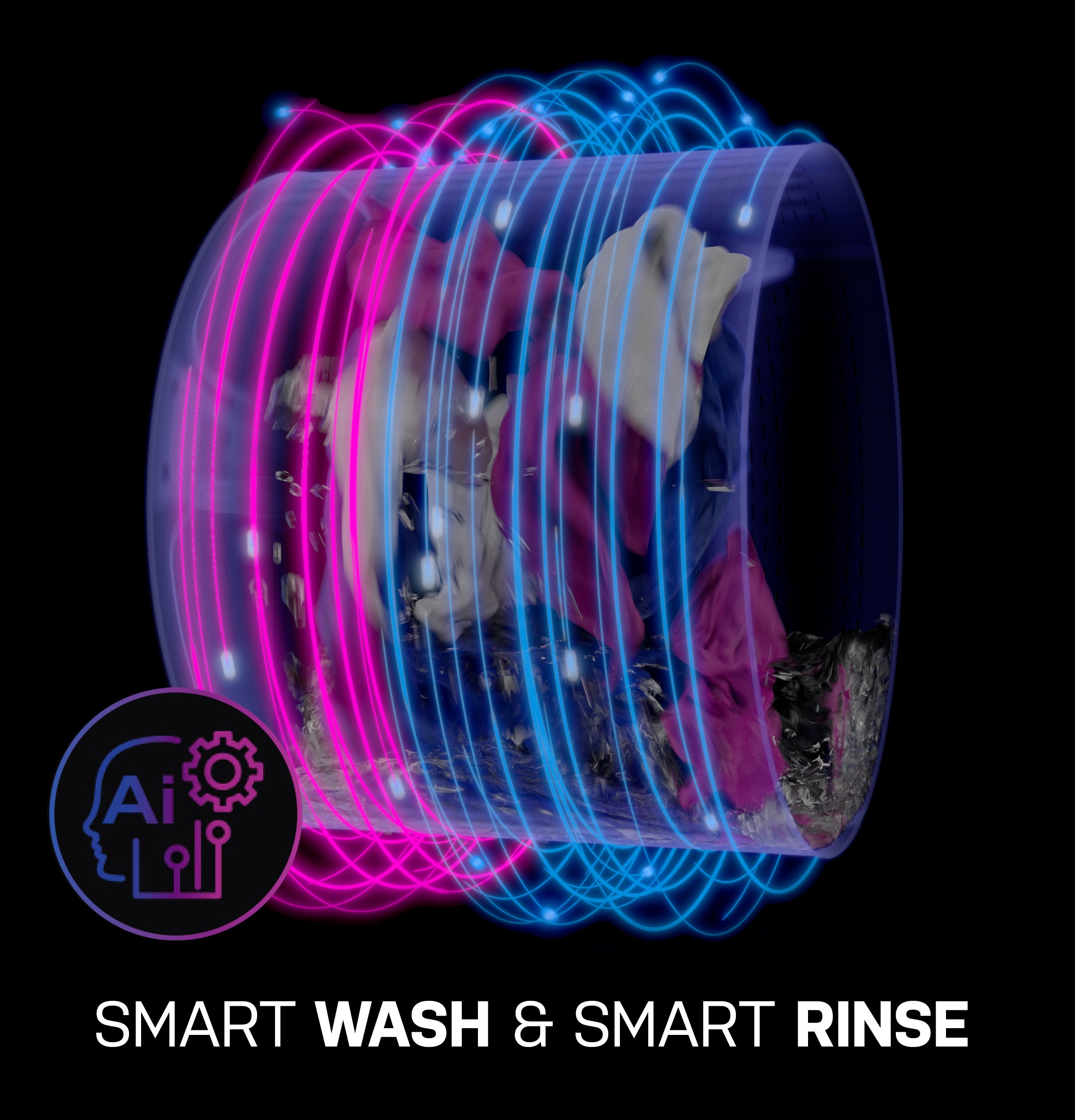 GE PFW955SPWGN Smart Wash & Rinse