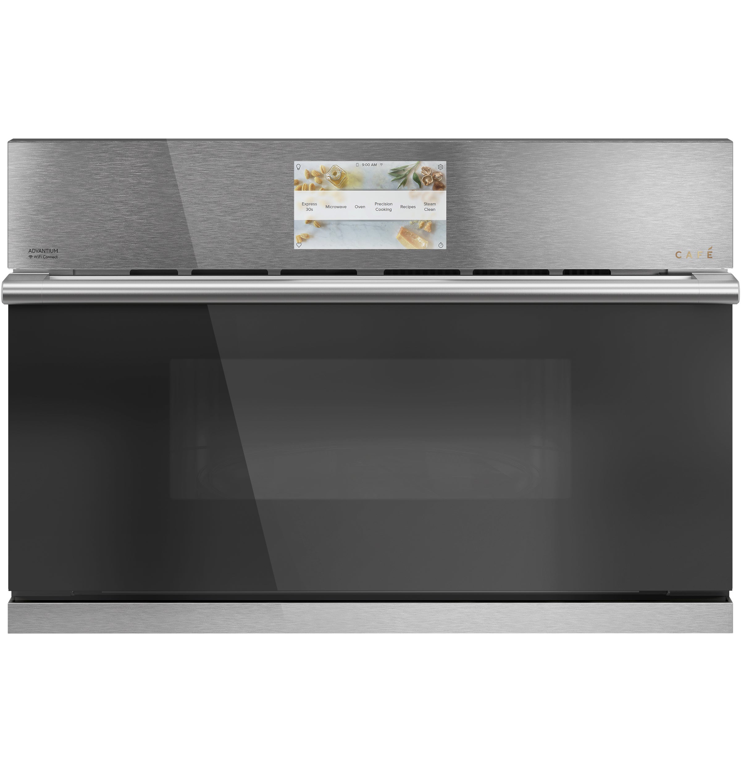 Cafe CSB913M2VS5 30 Inch Built-In Smart Microwave Oven Platinum
