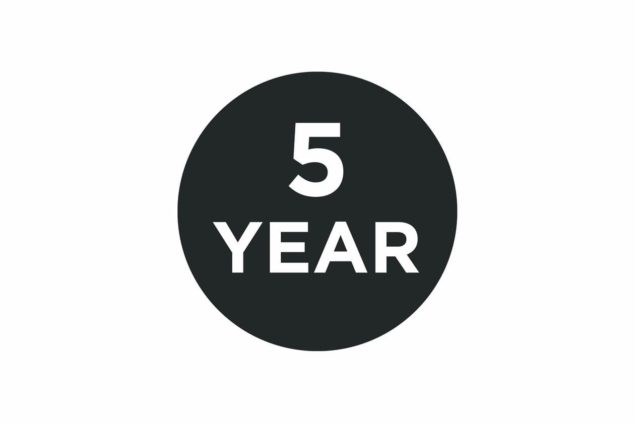 Frigidaire FF03DISPC1 5-year Product Warranty With Corrosion Lifetime Warranty