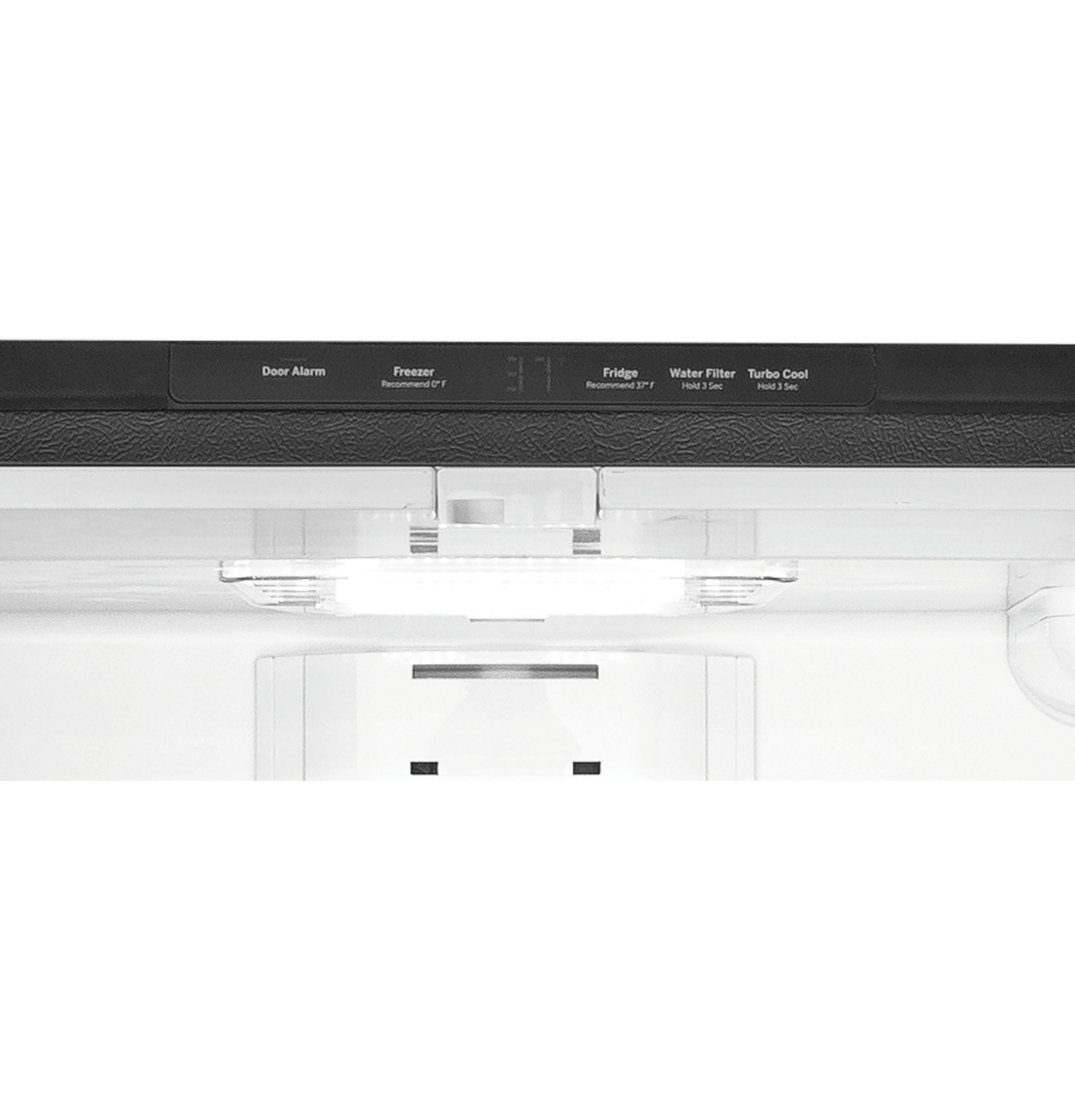 GE GWE22JYMFS Internal Controls With Actual-temperature Display