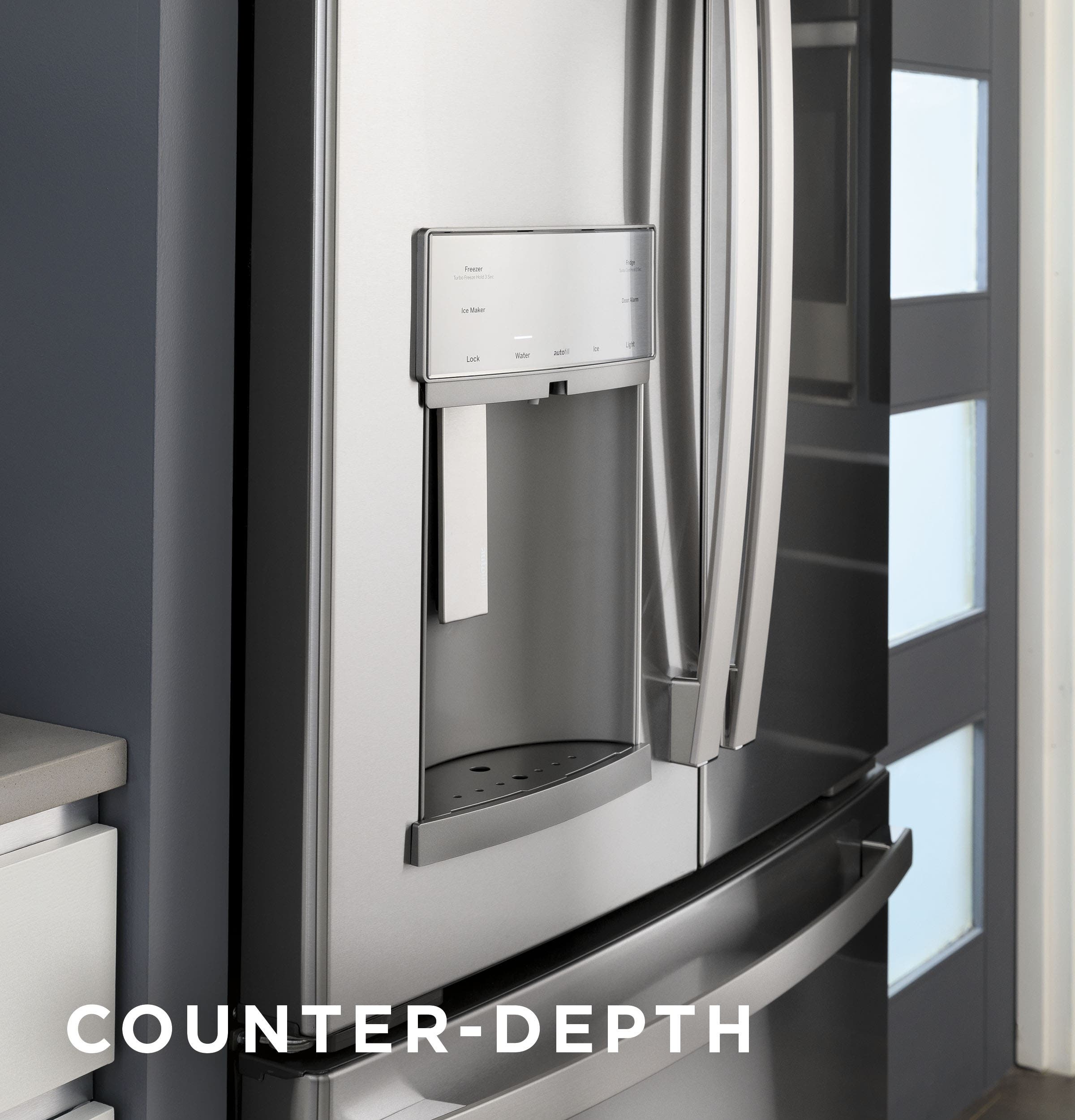 GE GYS22GSNSS Counter-depth Design