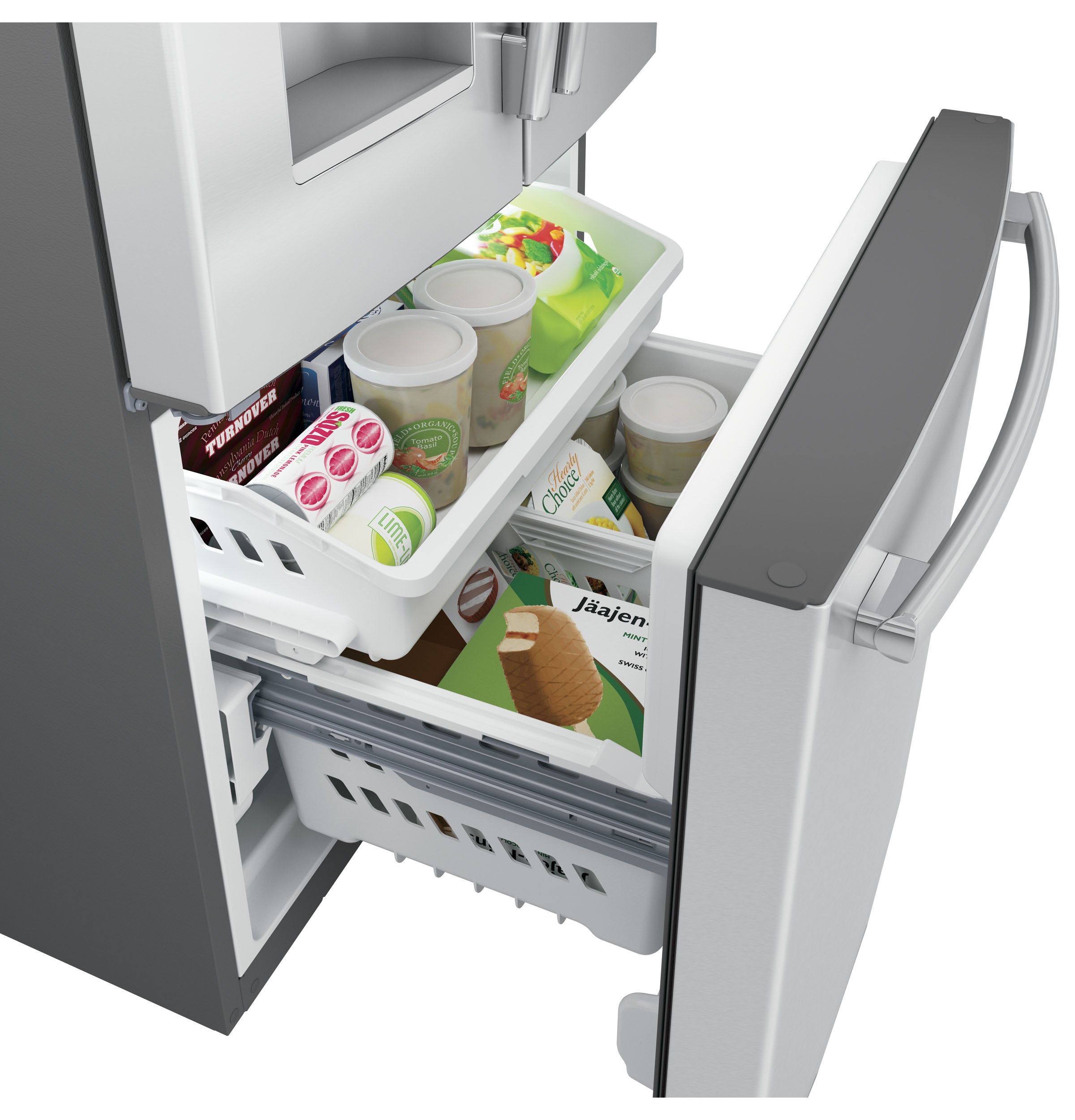 GE PFSF2MIYBB Multi-level Freezer Baskets