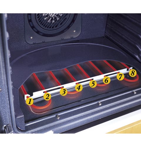 GE J2S968TEKWW Eight-pass Bake Element