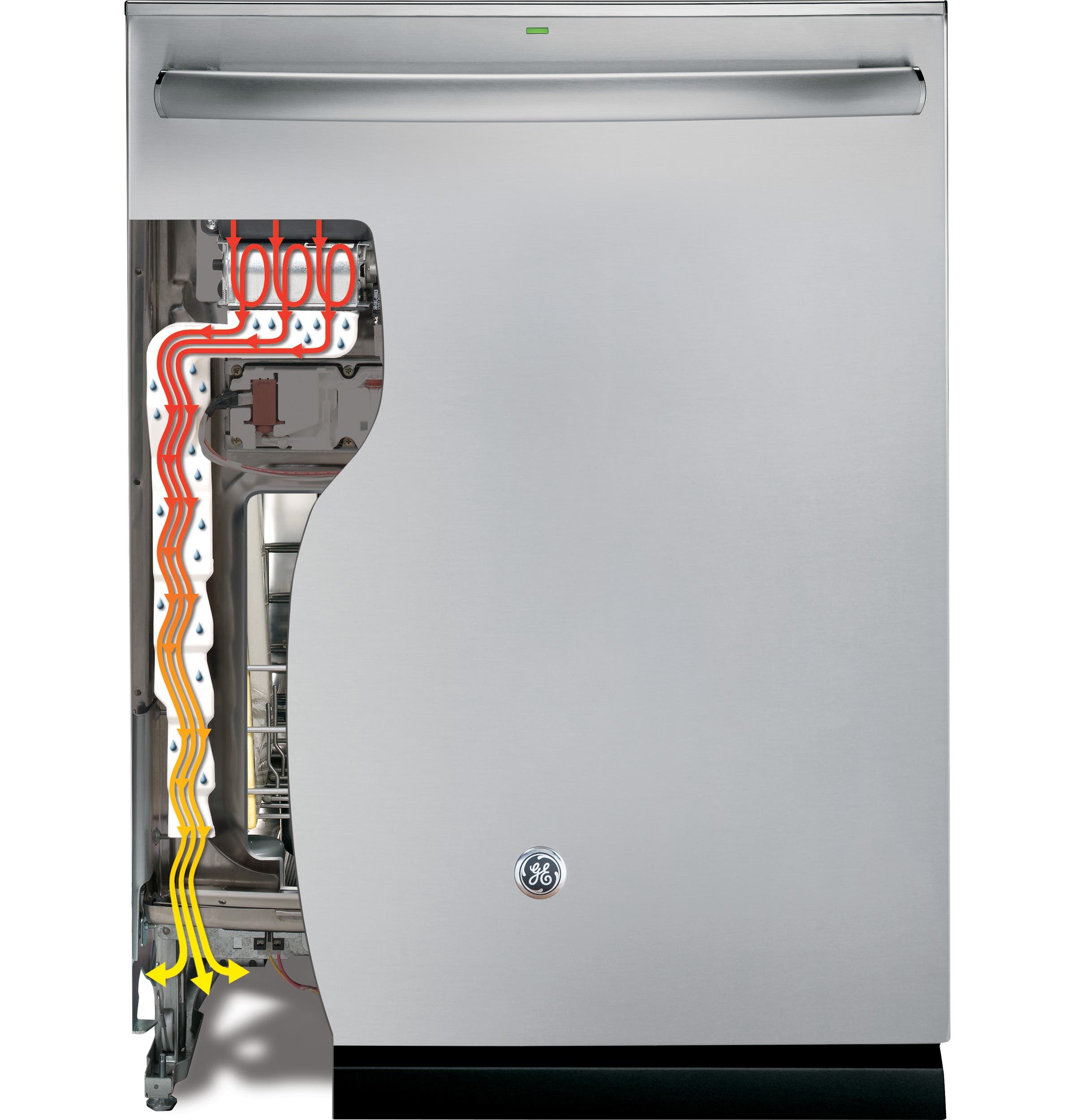 GE GDT580SMFES Hidden Vent With Fan Dry