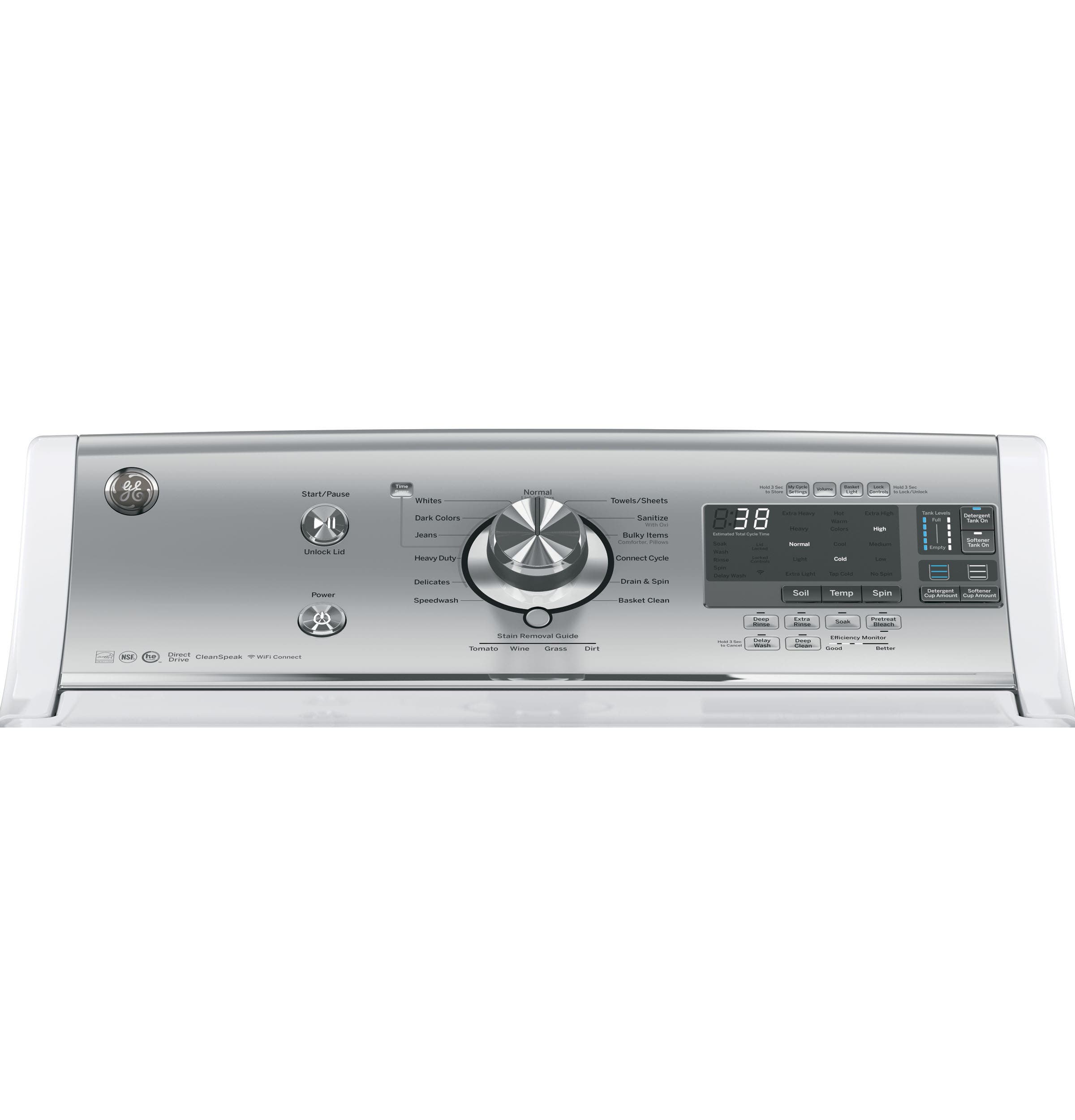 GE GTW810SSJWS Time Saver