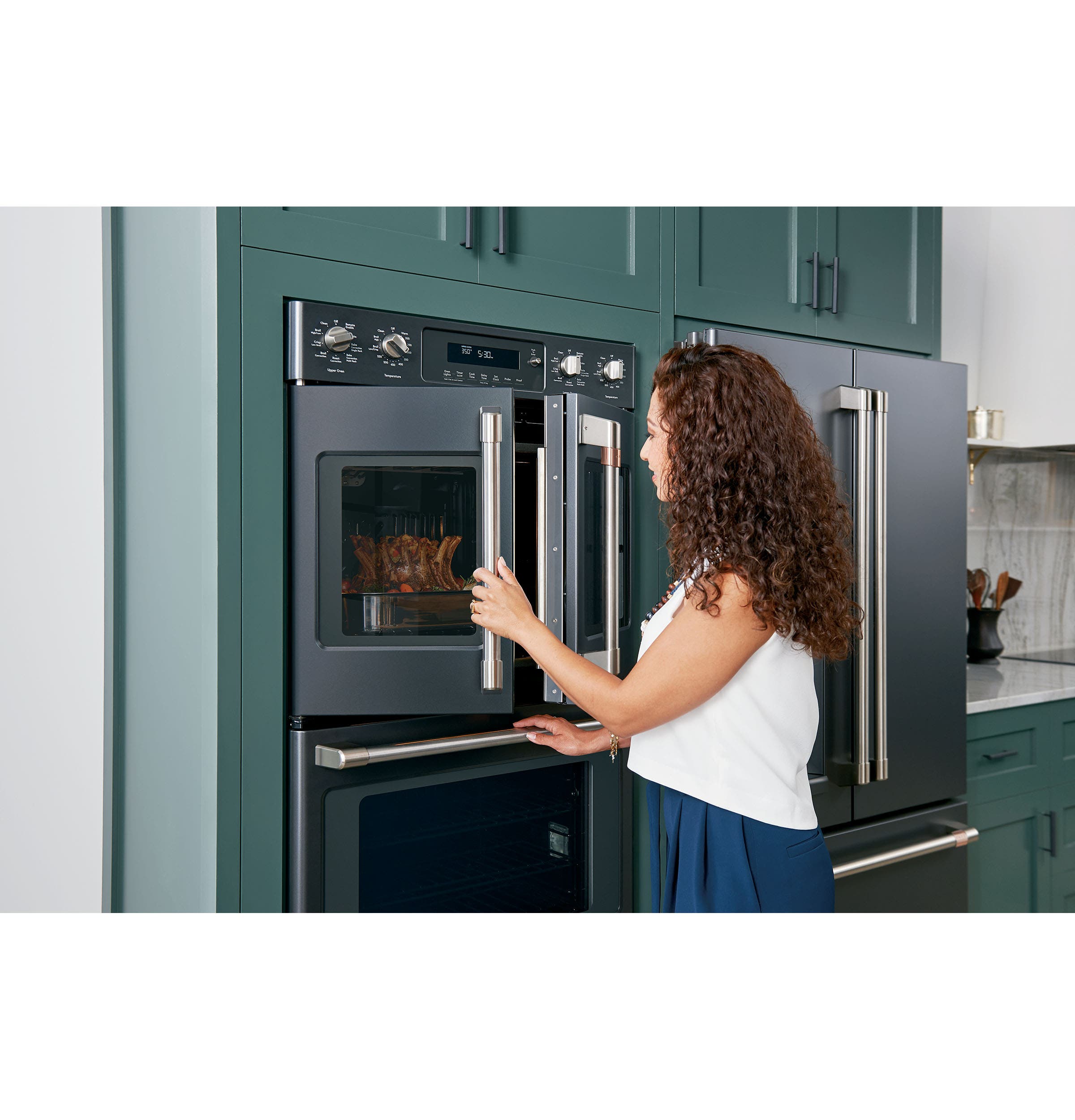 Cafe CTD90FP2MS1 French Door Design Makes Access Simple And Stylish