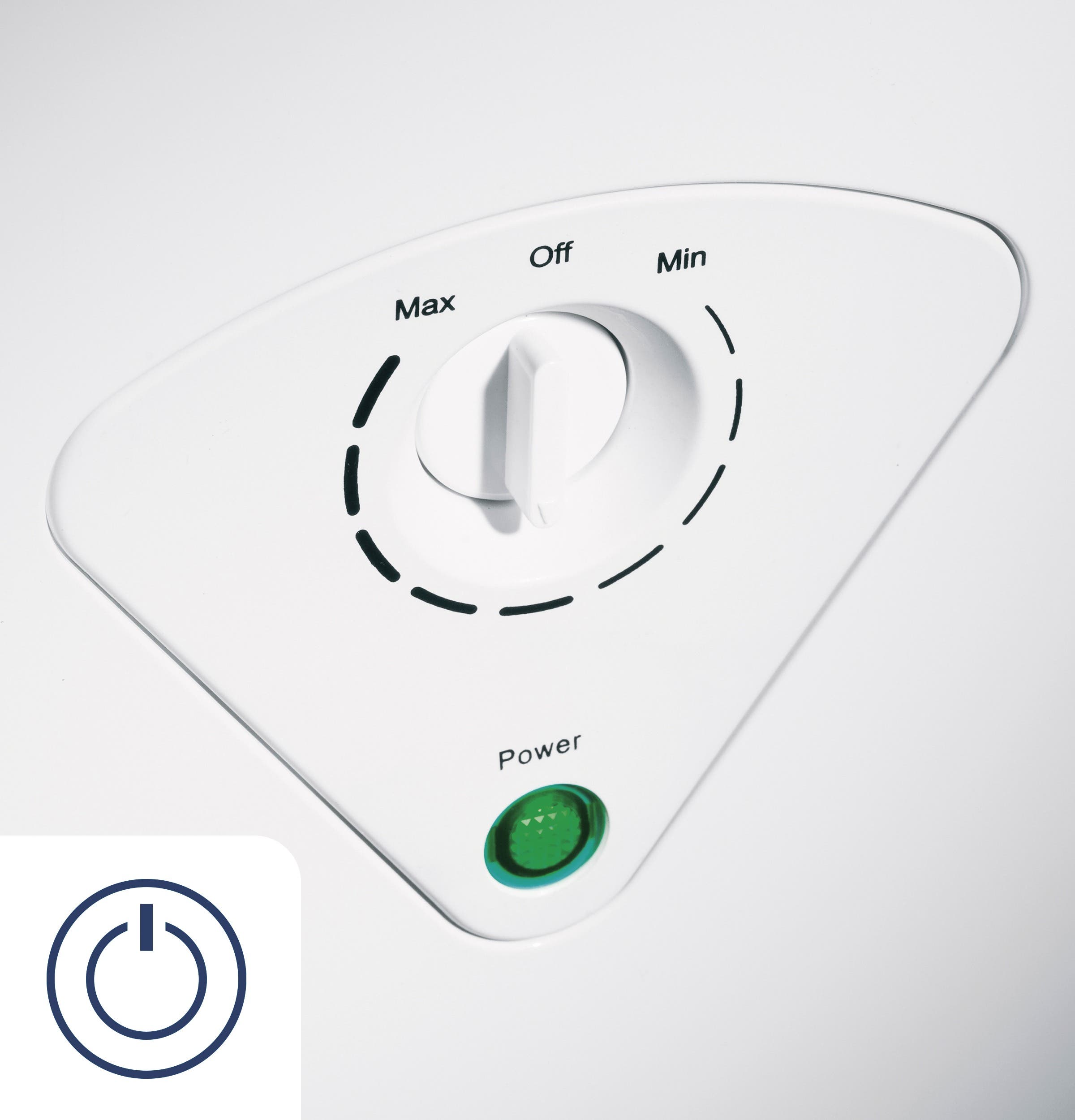GE FCM7SHWW Power "on" Light