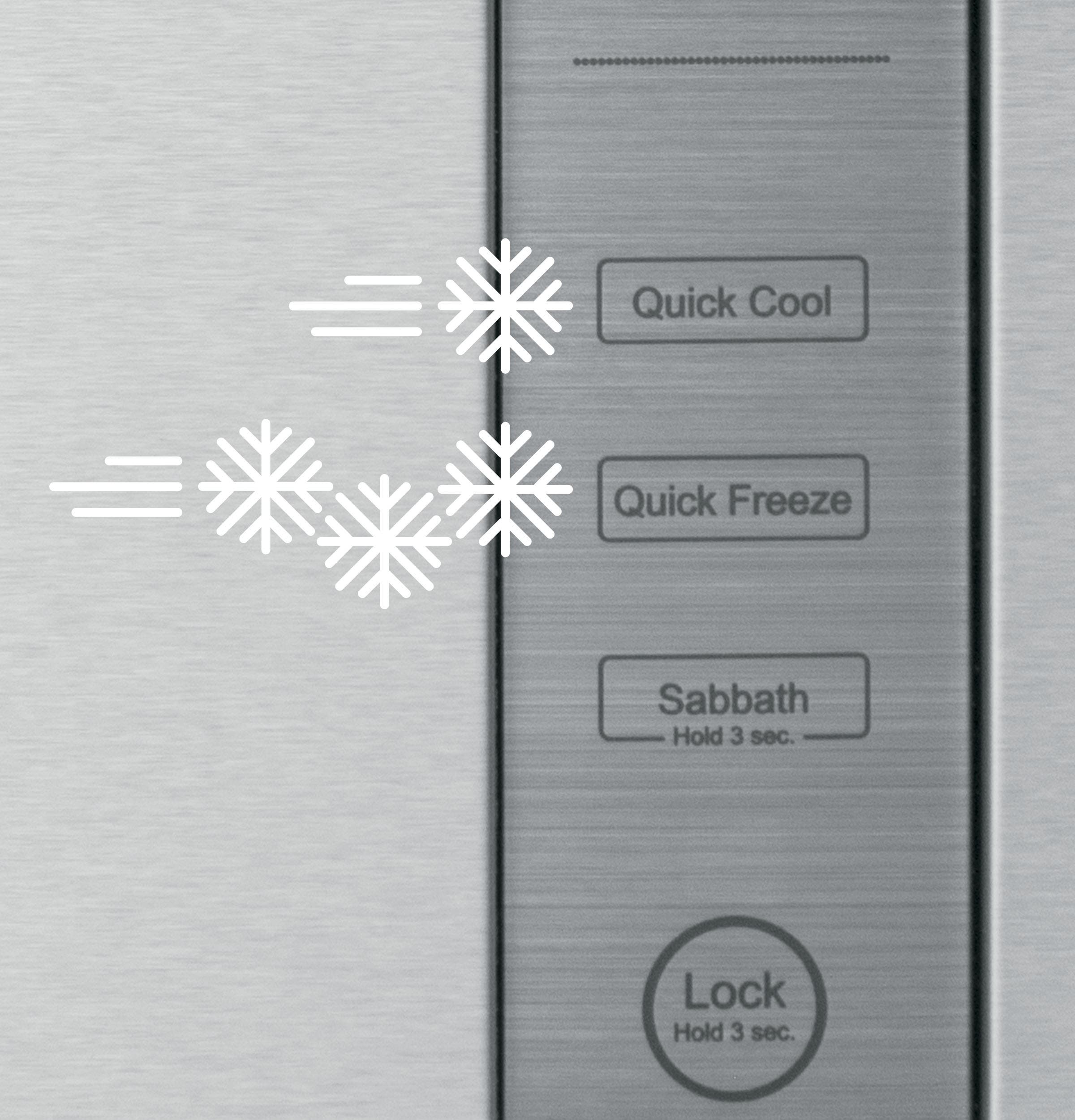 Haier HRF15N3AGS Quick Cool And Quick Freeze Functions