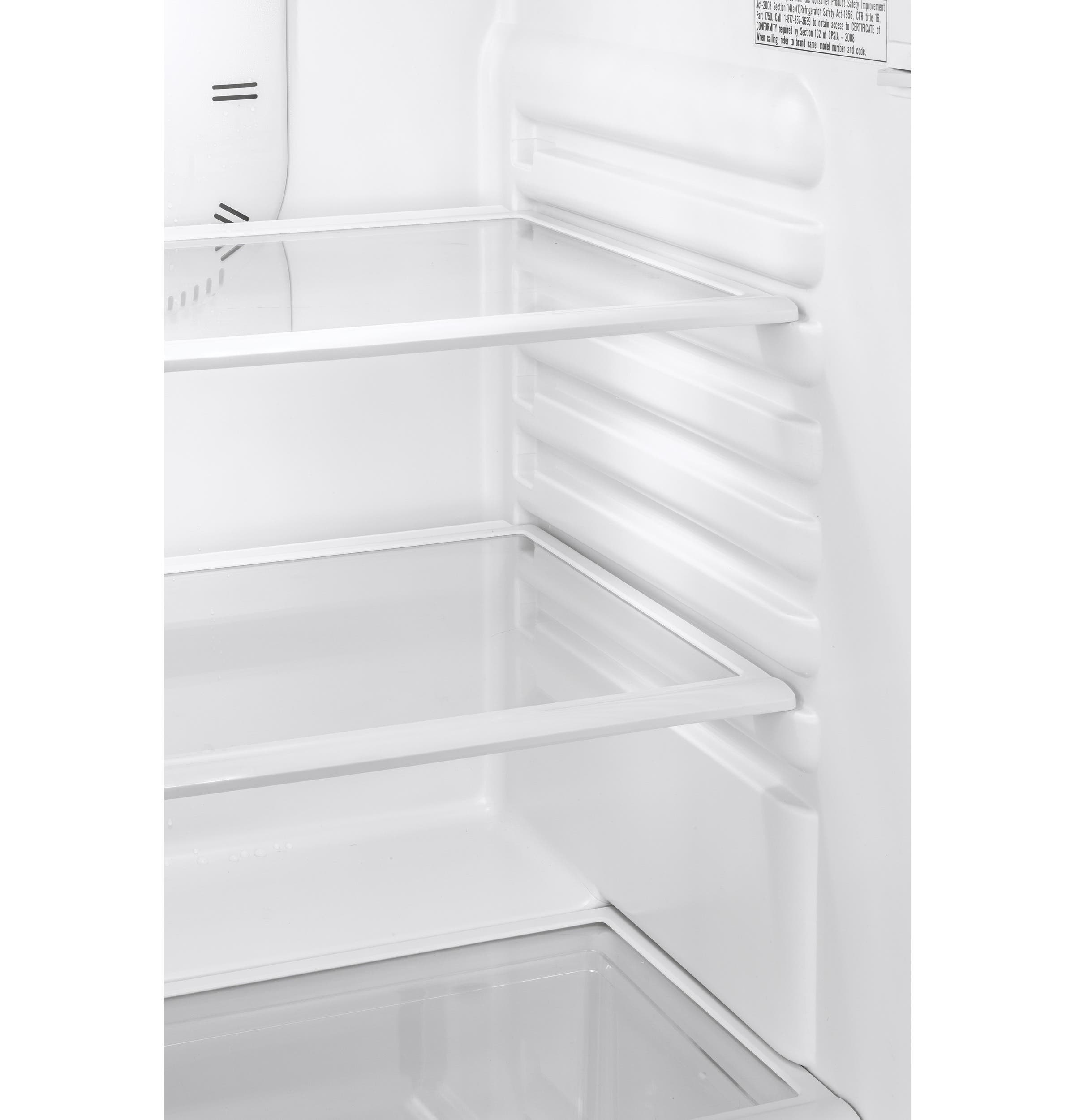 Haier HRT18RCPW Adjustable Spillproof Glass Shelves