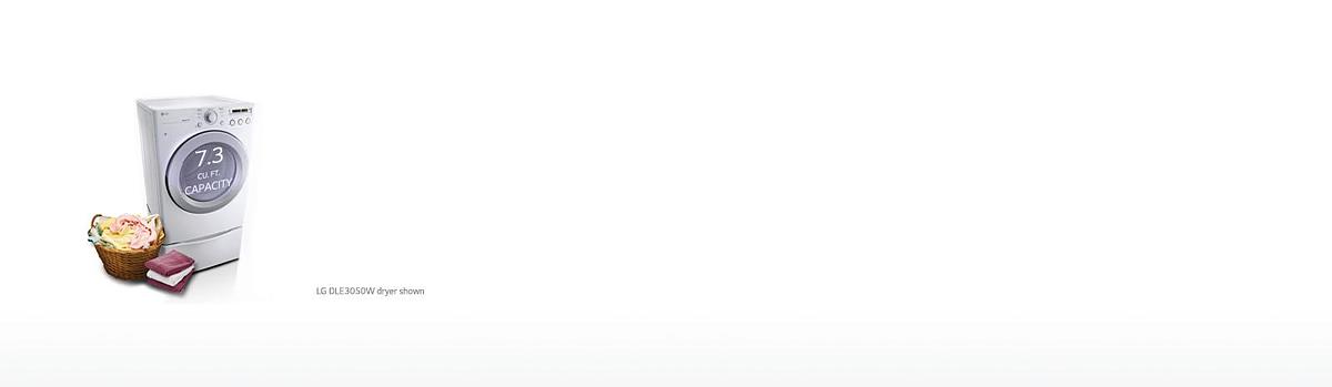 LG DLE3050W Big Time Saver