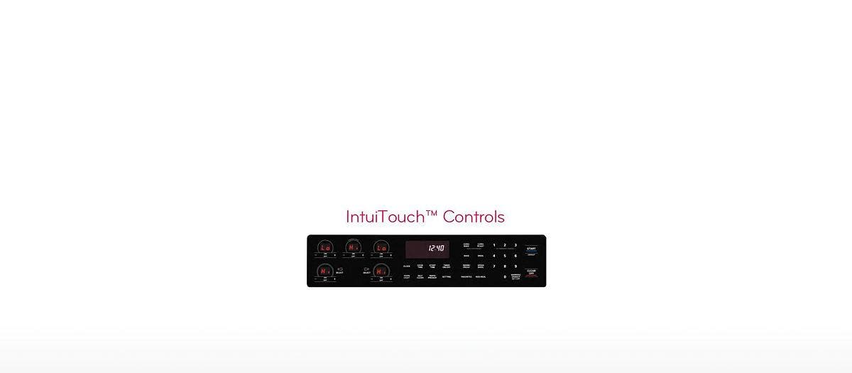 LG LRE3027ST Easy Operation At A Touch