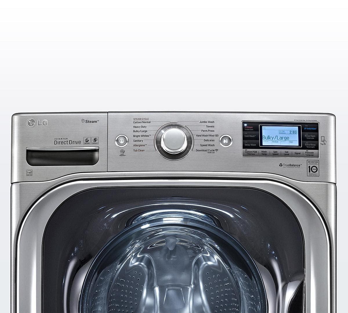 LG WM8500HVA Capacity Fit For A King