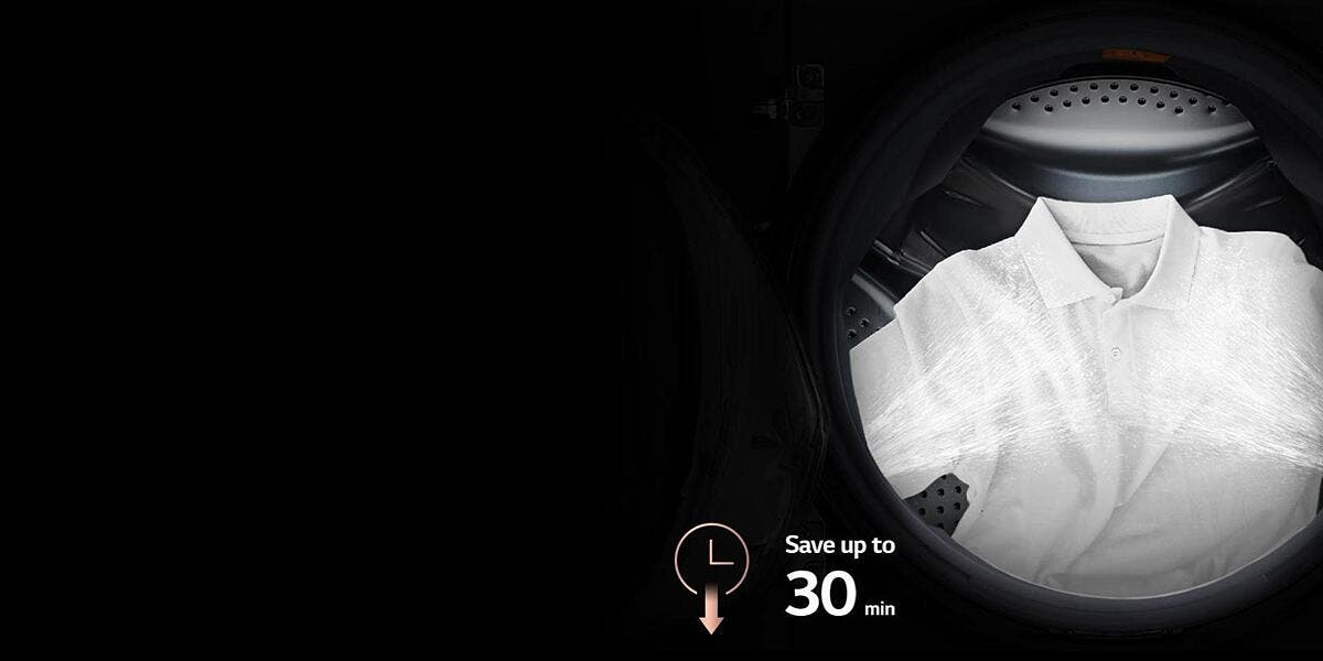 LG WT7500CW Fast Forward Your Wash
