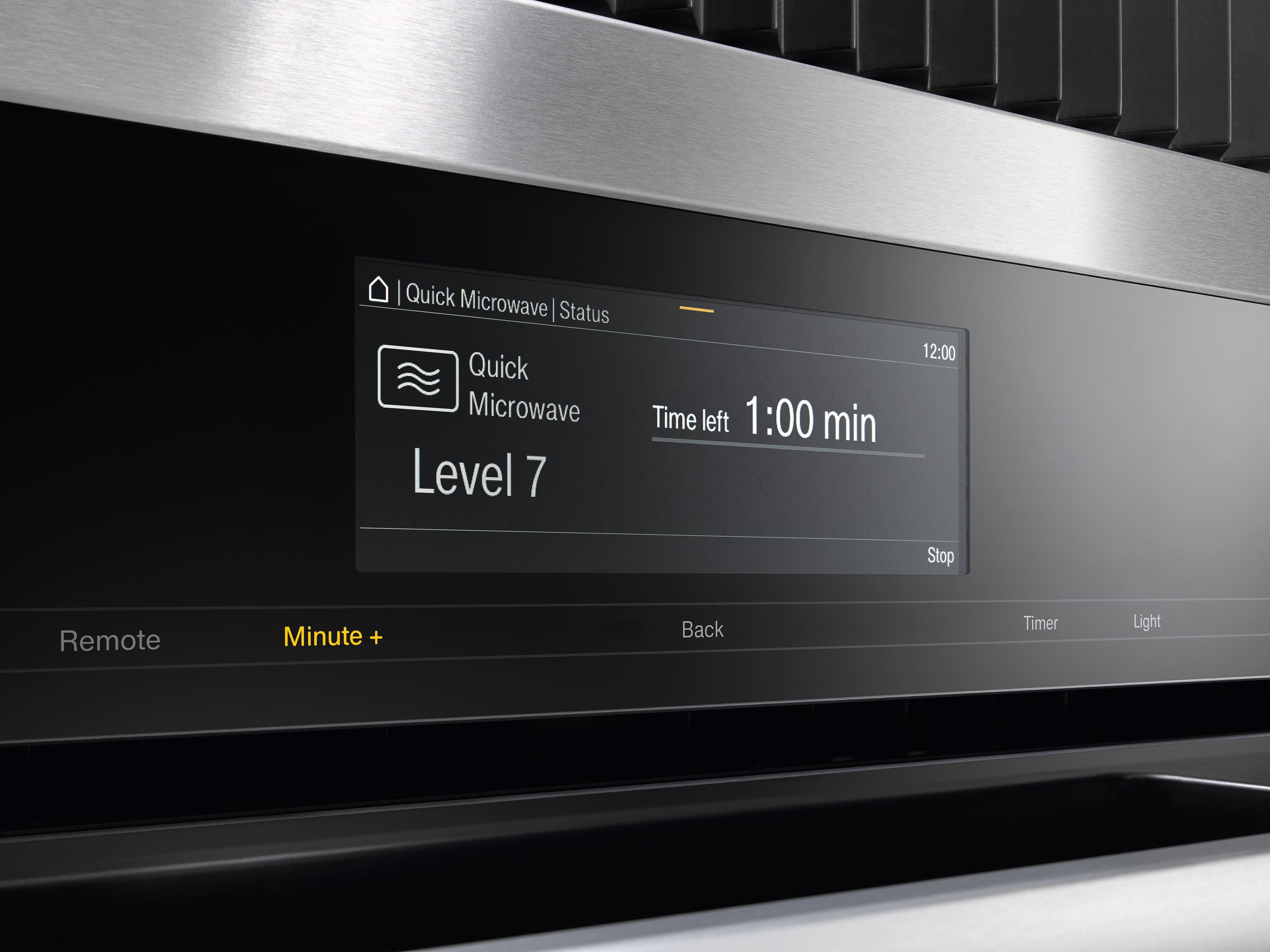 Miele H7870BMXGG Minute Plus Button
