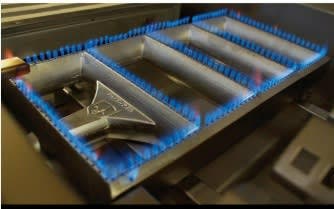 Caliber CRG42BN00AH02 Two 20,000 Btu Type 304 Stainless Steel Patented Crossflame® Burners.