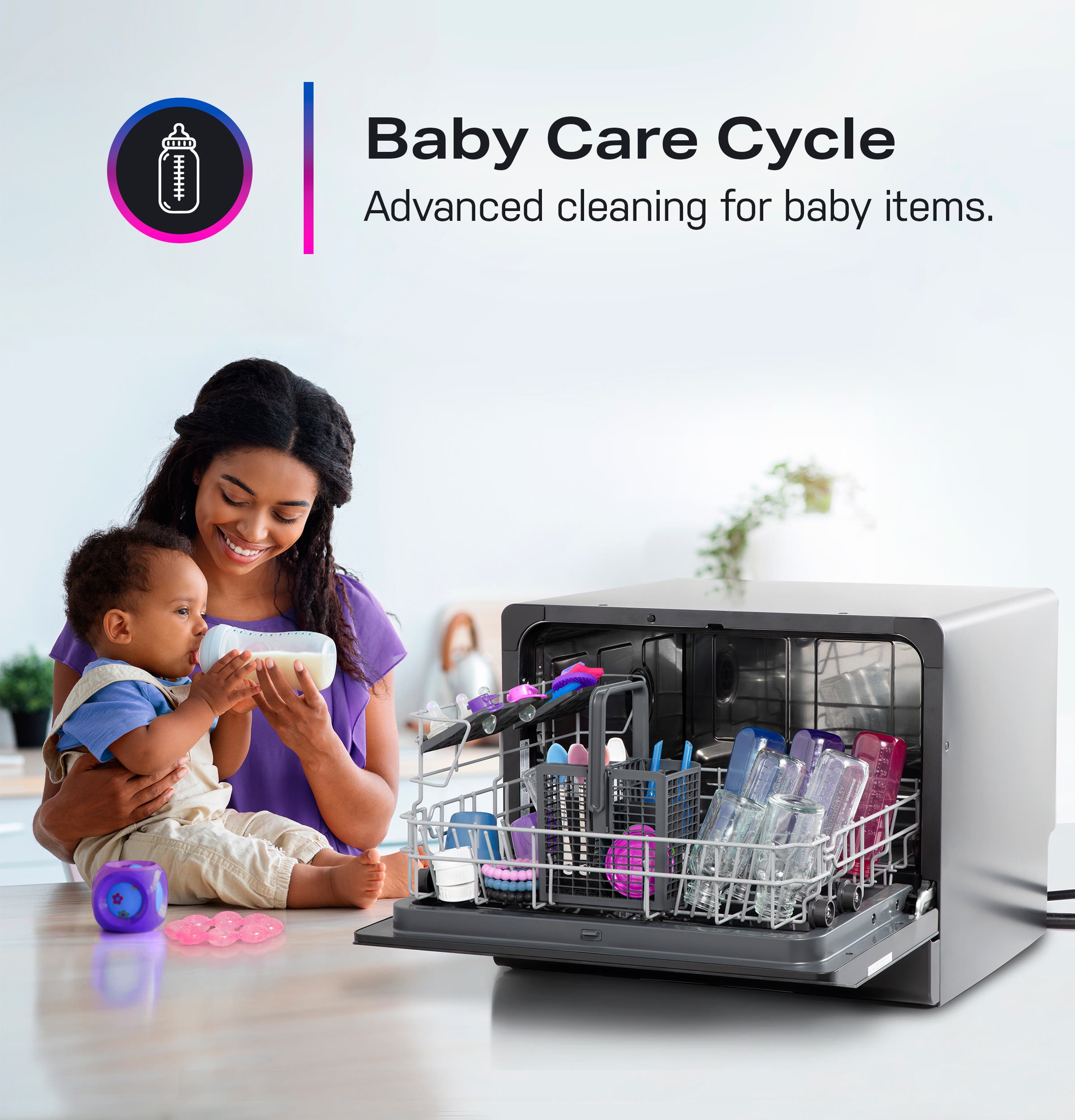 GE PZF560HGWBB Baby Care Cycle
