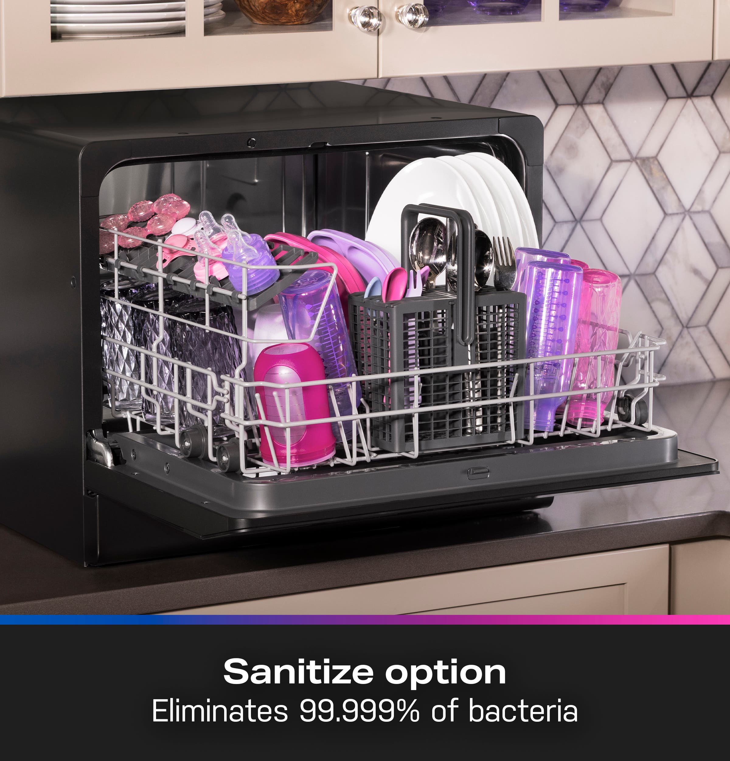 GE PZF560HGWBB Sanitize With Ease
