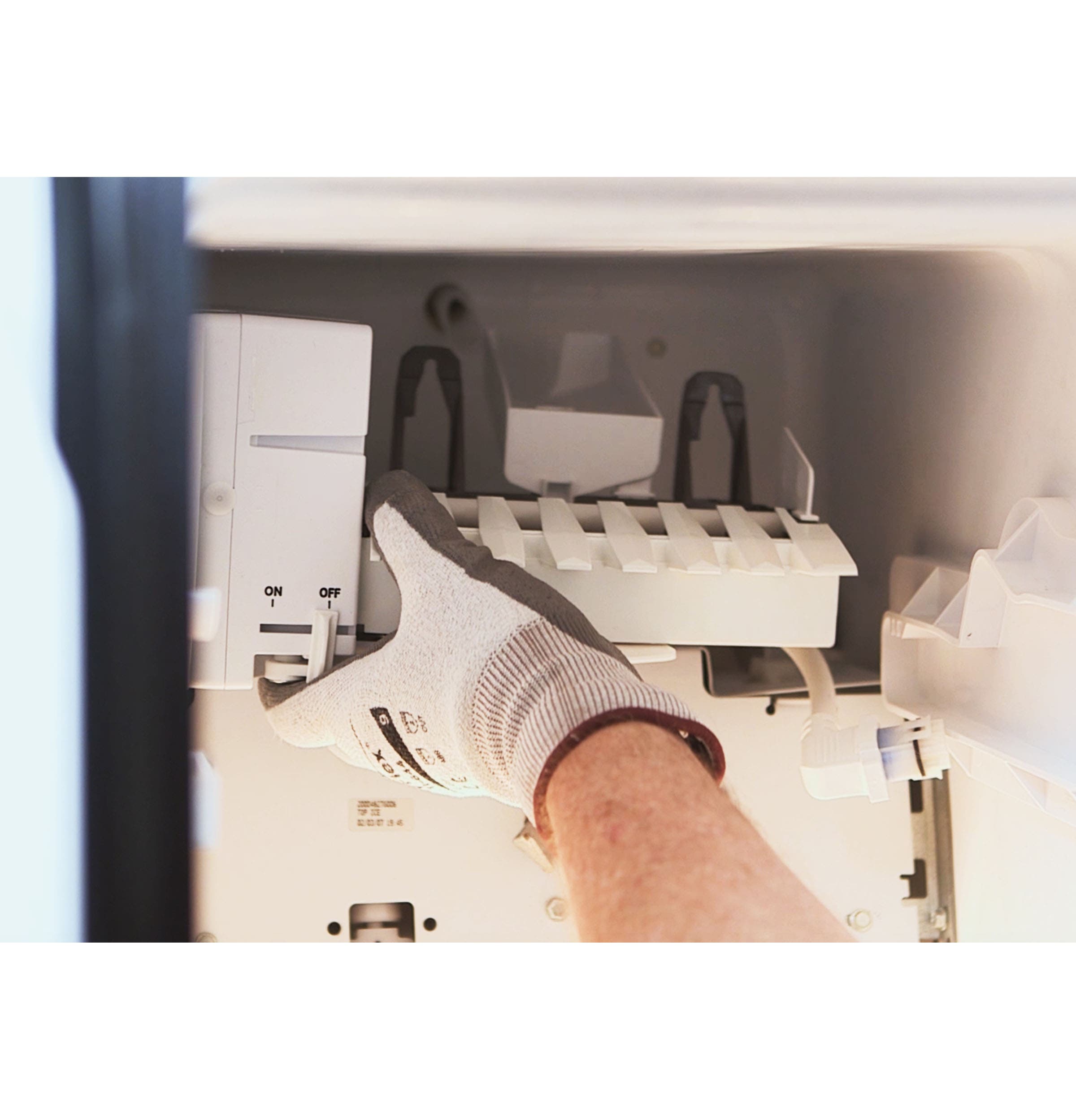 GE WR30X10093 Side By Side Refrigerator Icemaker Installation