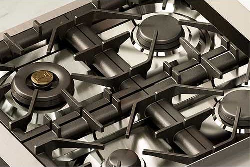 Ilve UM48FQNR3WHGLP Cooktop (hob) With Cast Iron Pan Supports