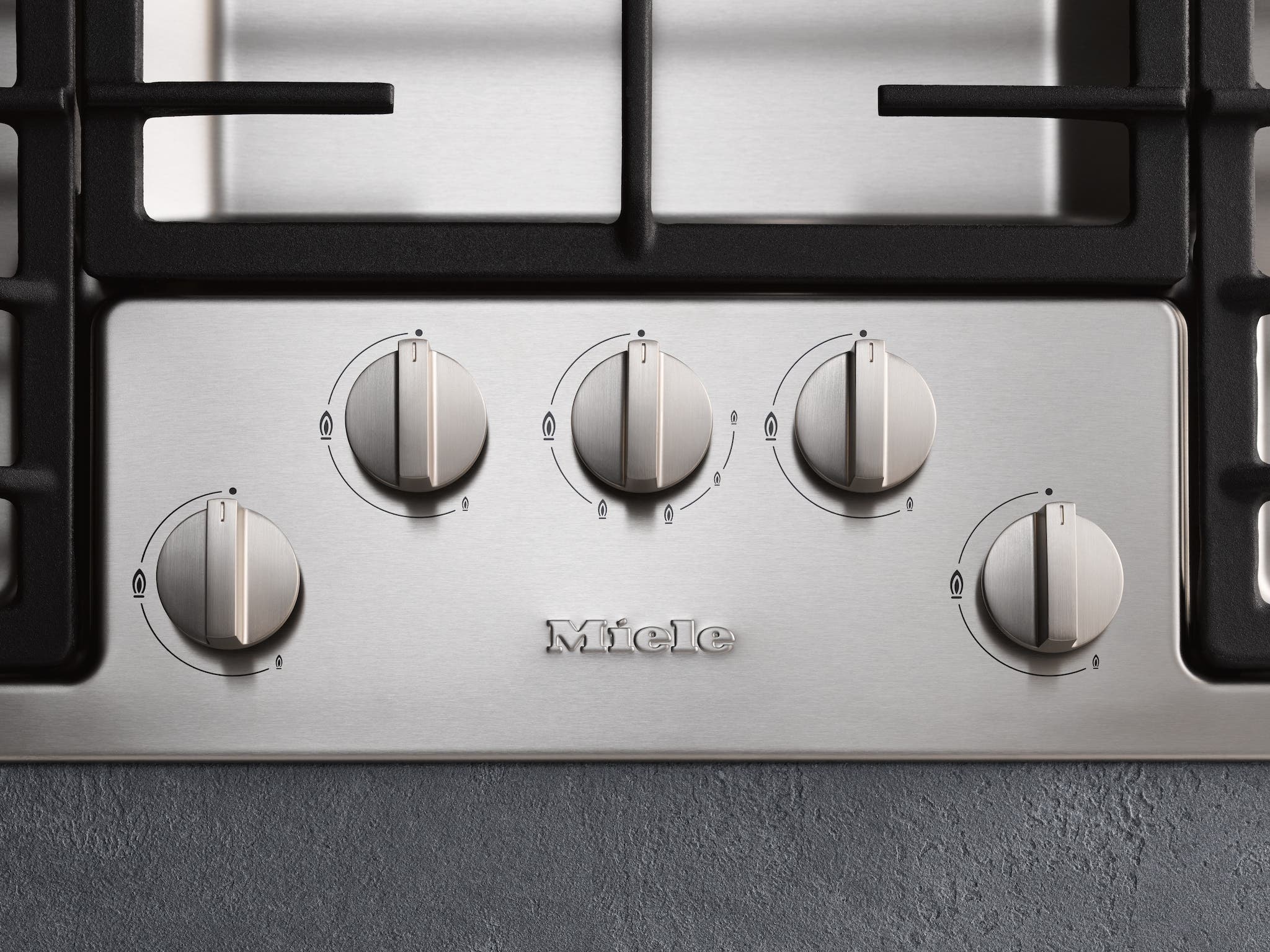 Miele KM30541GSS Comfort Handle With Integrated Controls With Knobs