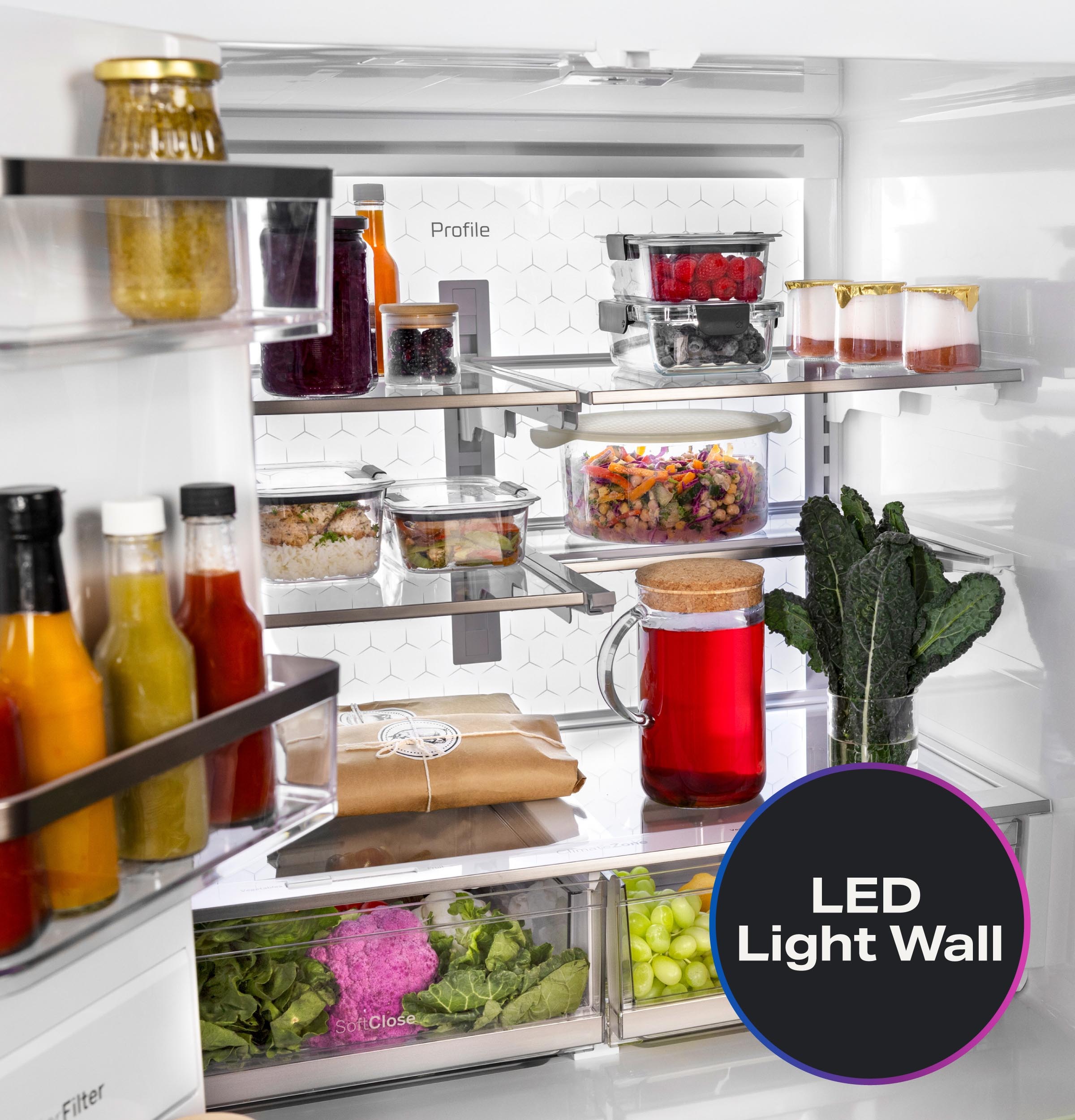 GE PVD28HYYFS Led Light Wall