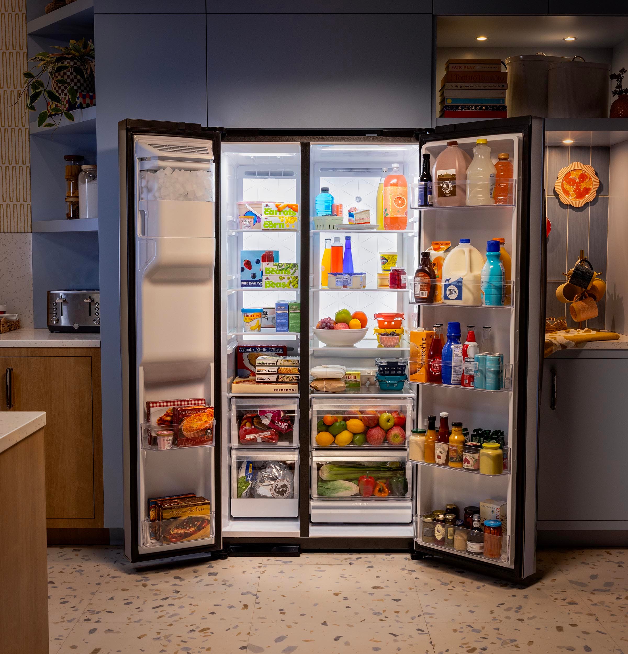 GE GSS28PYYFS Extra Large Storage Capacity