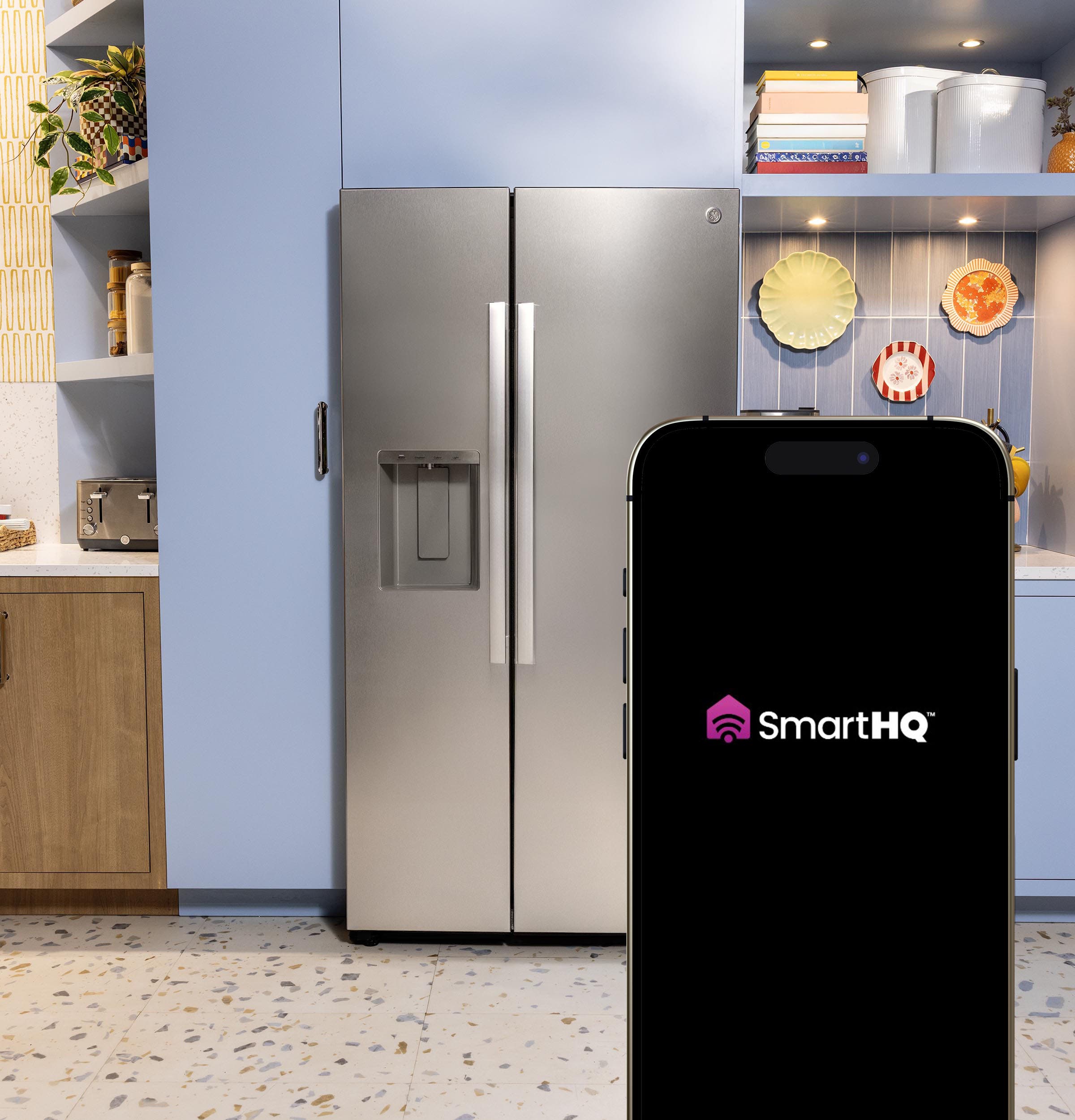 GE GSS28PYYFS Built-in Wi-fi, Powered By Smarthq™