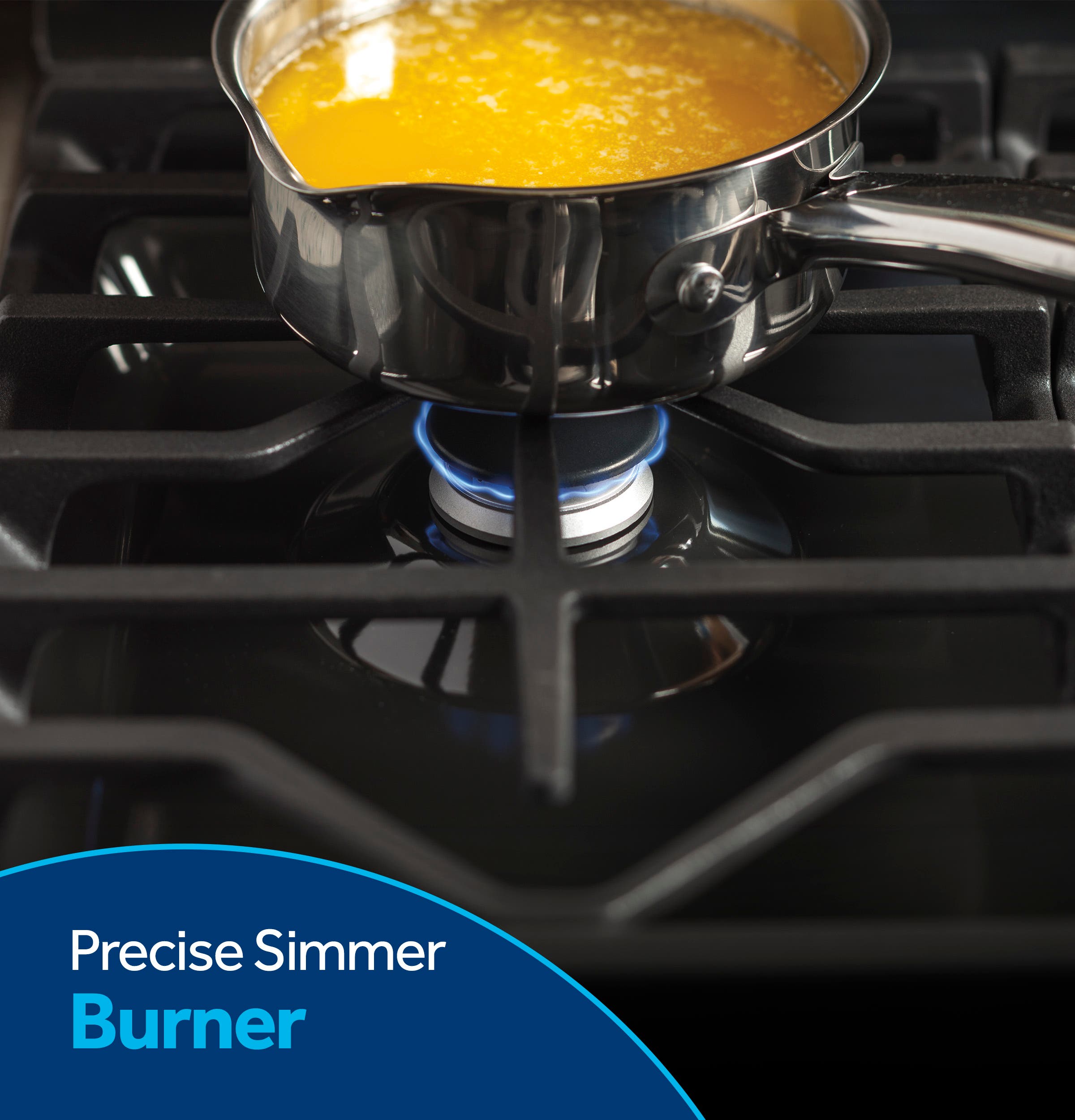 GE JGB670SZSS Precise Simmer Burner