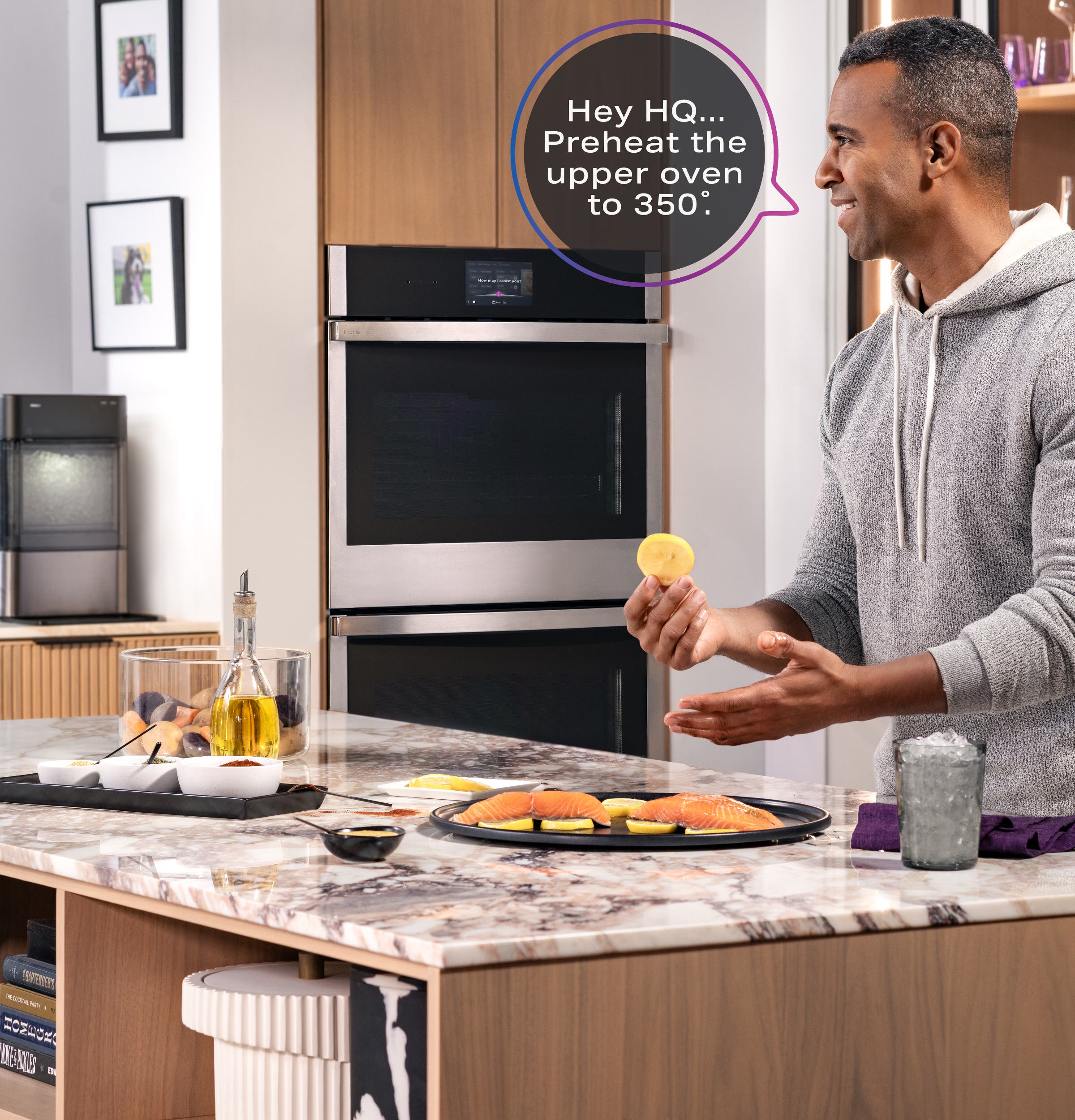 GE PTD9000SZSS Streamline Cooking With Voice Command