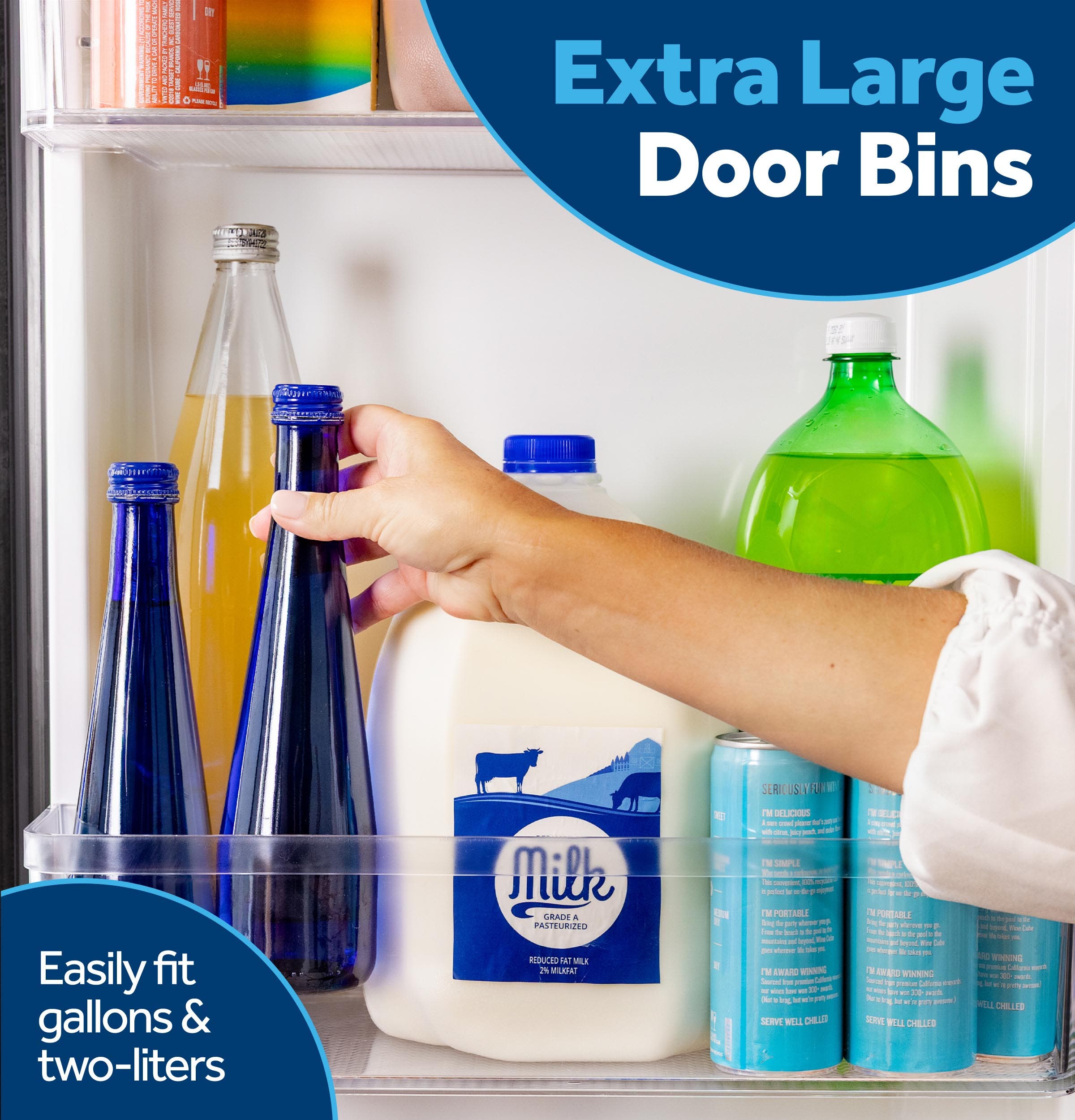 GE GZE24NYYFS Extra Large Adjustable Door Bins