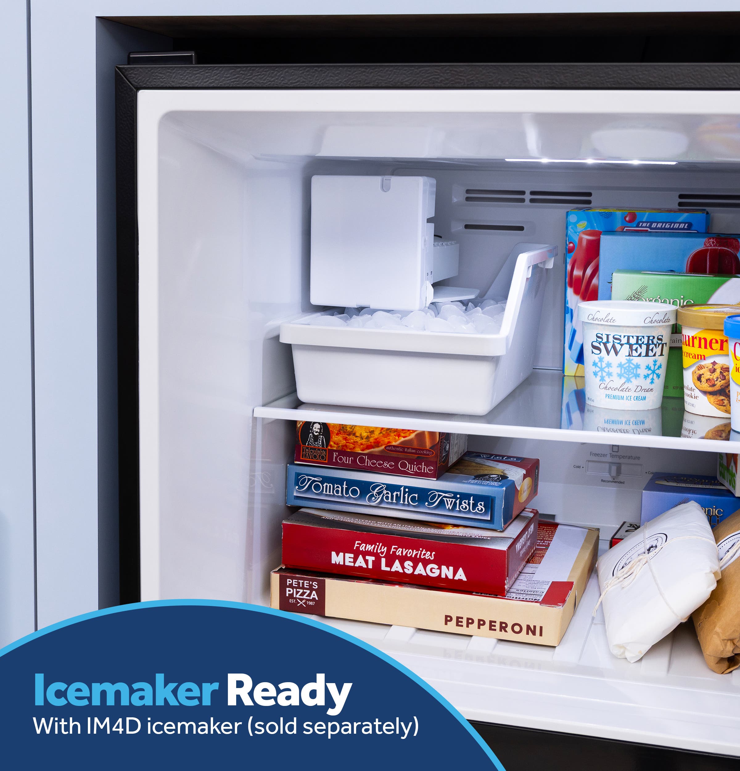 GE GPS19KGZWW Icemaker Ready