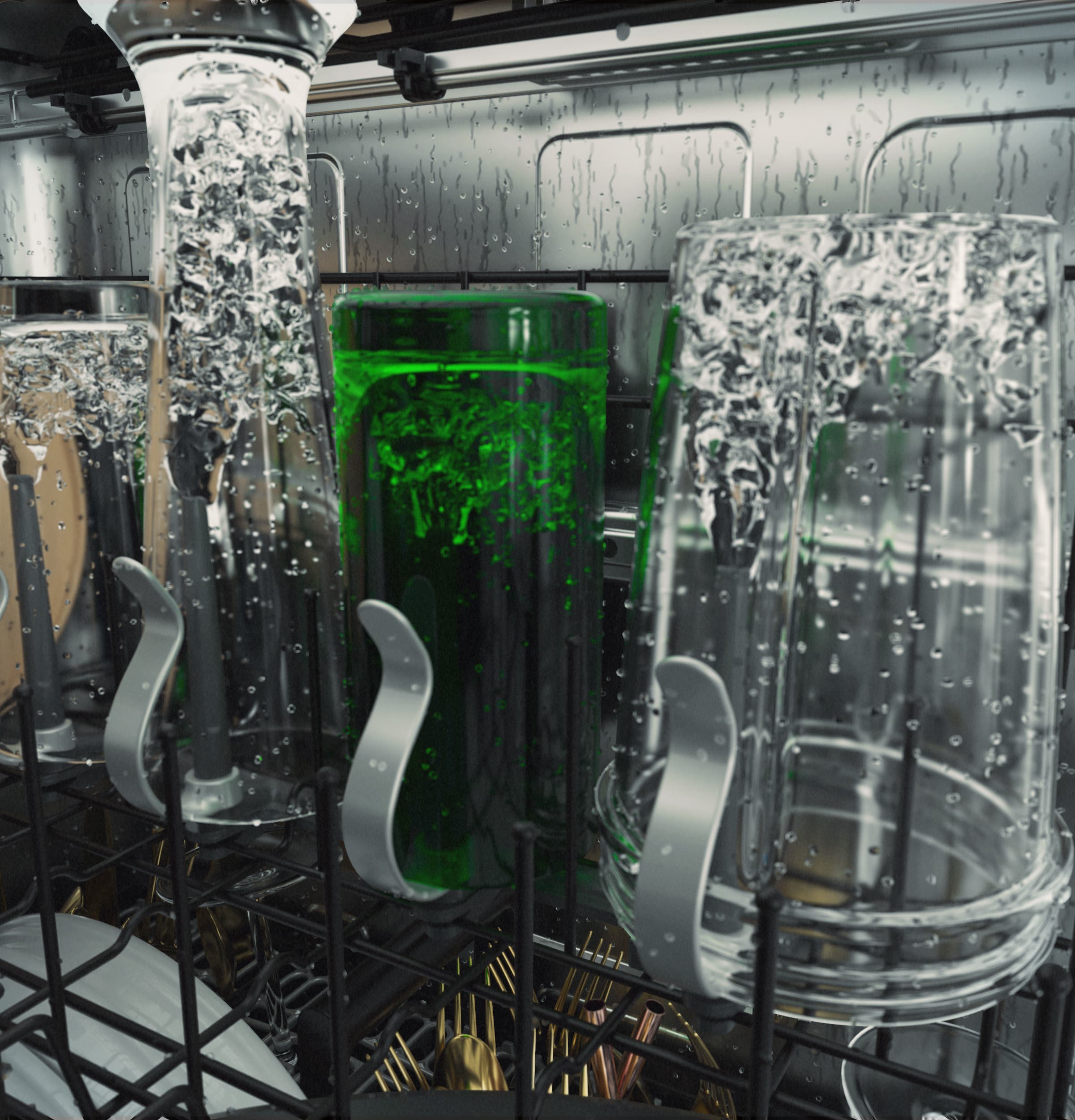 Cafe CDT858I6ZII 4 Bottle Wash Jets