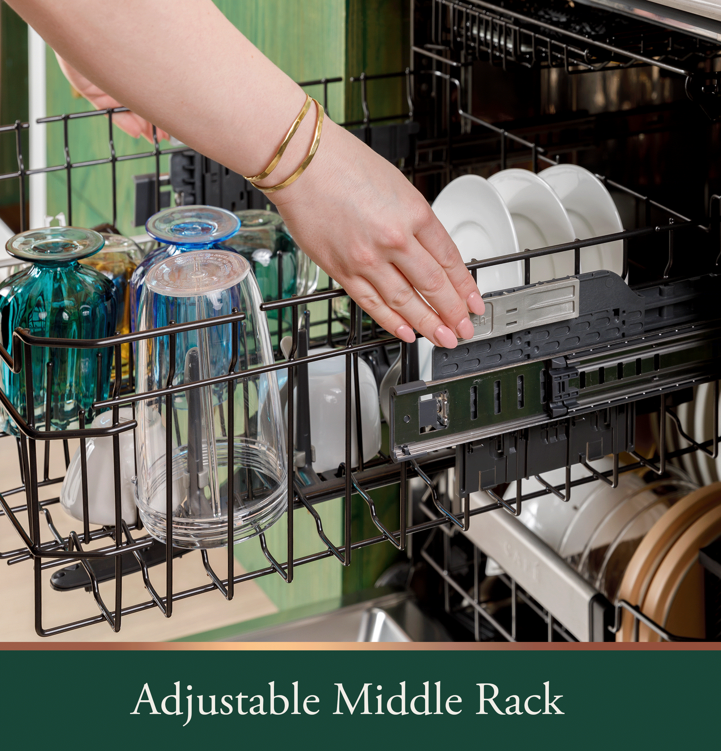 Cafe CDT858I6ZII Smooth-glide Adjustable Middle Rack