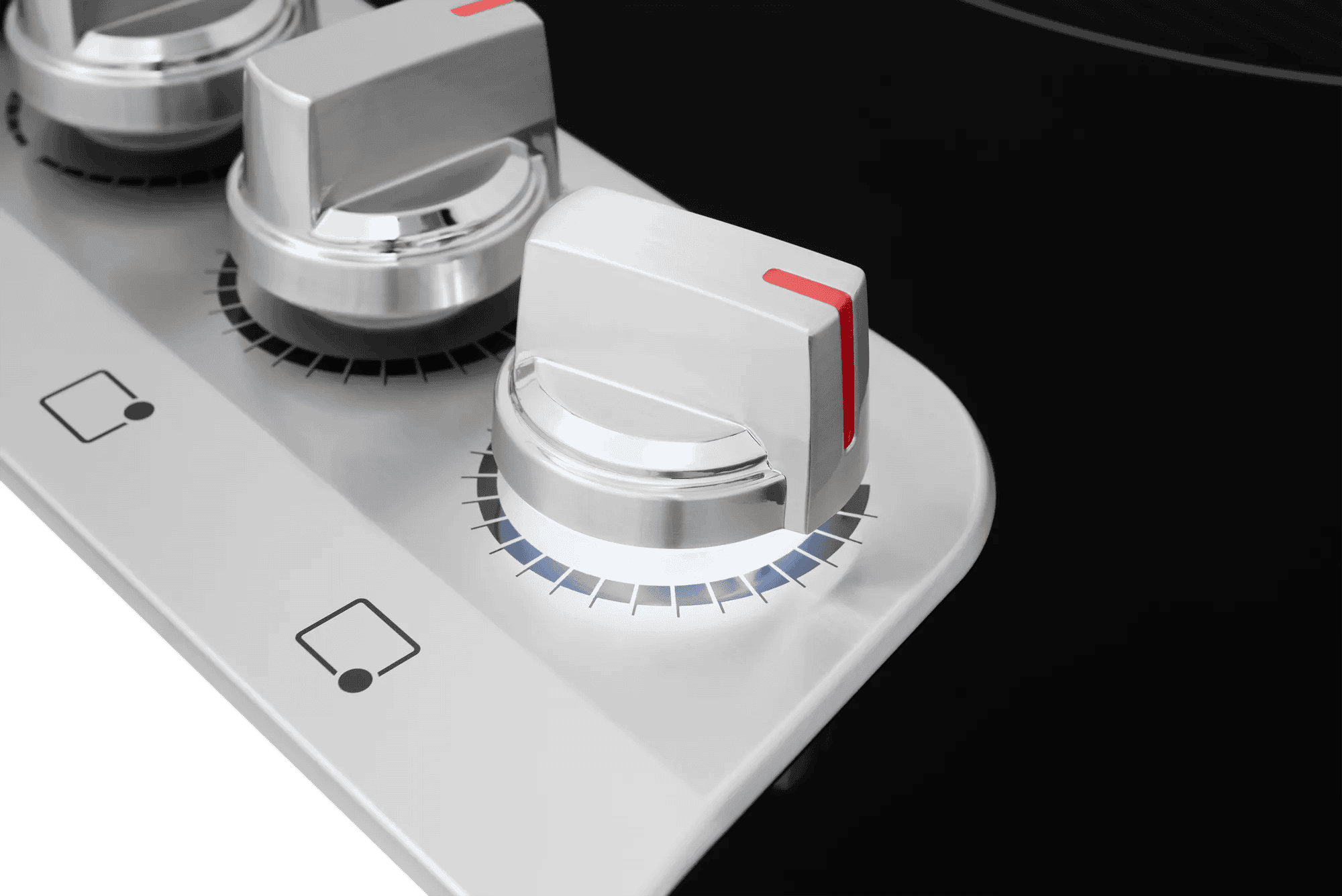 Frigidaire GCCE3670BS Backlit Led Knobs