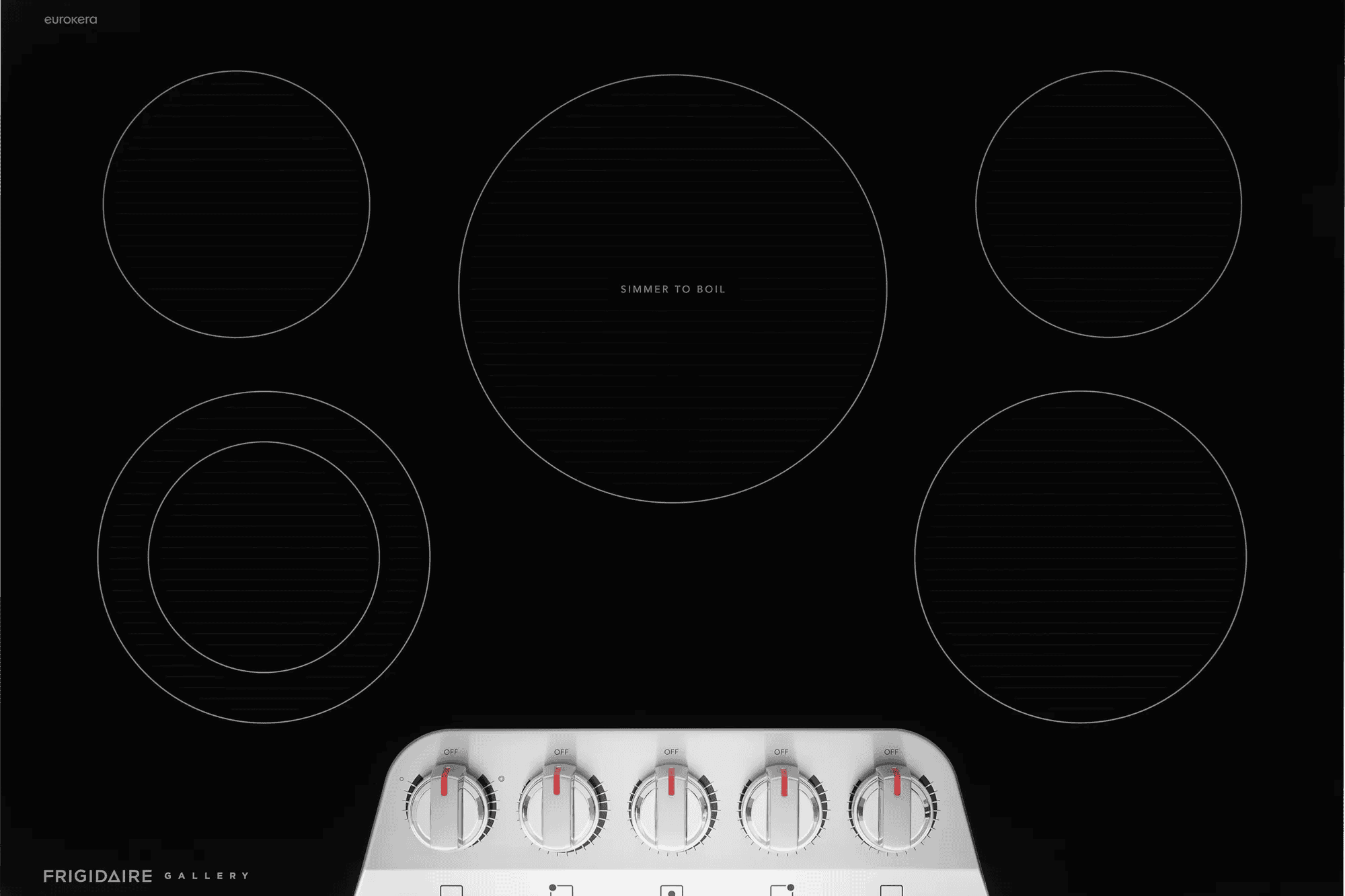 Frigidaire GCCE3070BS Five Element Cooktop