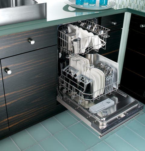 Monogram ZBD1870NSS Pearlescent gray racks with ball-tipped tines