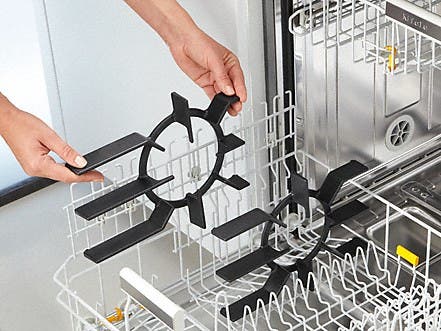 Miele KM2355G Comfort Clean Dishwasher-safe Grates Efficiently Protects And Makes Cleaning Easier