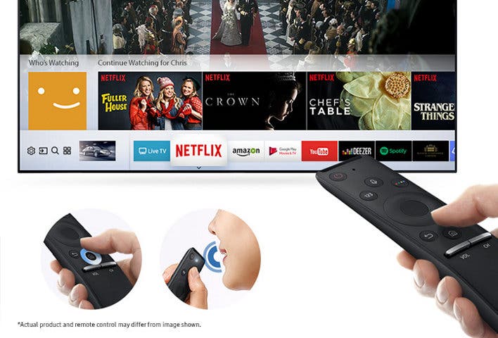 Samsung Electronics QN65Q7FAMFXZA OneRemote replaces the many