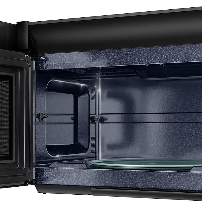 Samsung ME21R7051SS Ceramic Enamel Interior