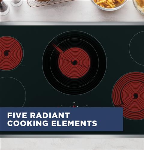 Five Radiant Cooktop Elements