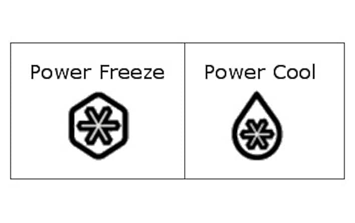 Samsung RF26HFENDSR Power Freeze and Power Cool